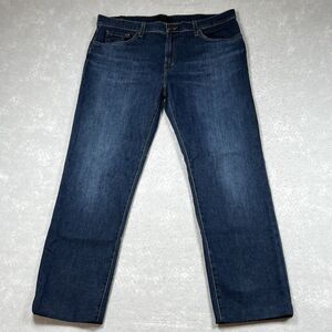 J Brand Jeans Mens 38 Black Tyler Perfect Slim Dark Rinse Cotton Blend Denim